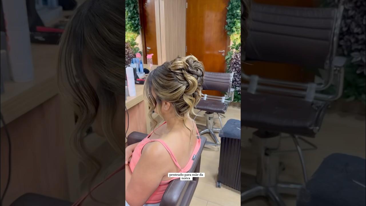 Penteado para m&atilde;e da noiva #hairstyle #penteadomeninas #hairstyle #penteadodenoiva #hair