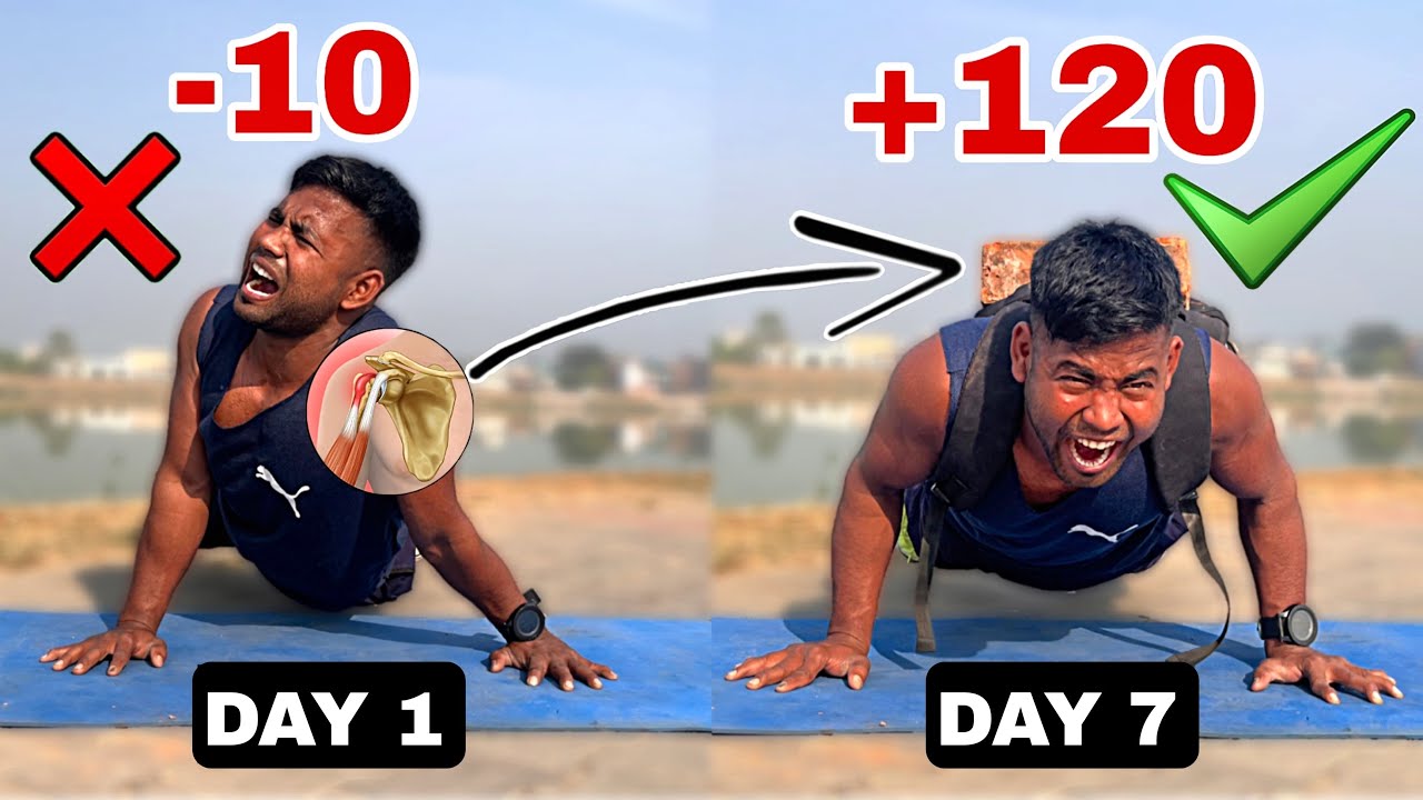 लगातार 100 पुशअप लगाना सीखो 💪 | How to increase Push-ups Fast | Push Up kaise kare