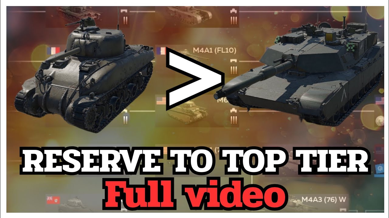 US MBT 🇺🇸 | Reserve ➡️ Top Tier 🔥Full video🎬 Game play​ l​ War​Thunder Mobile​