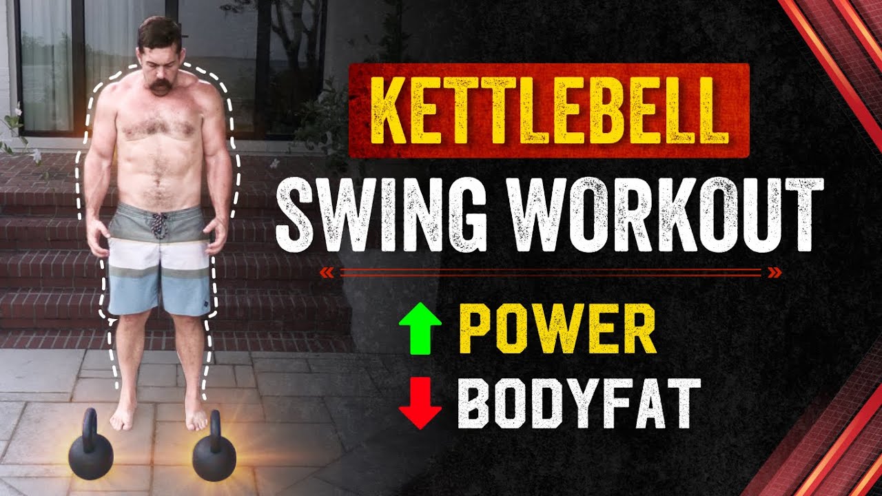 50 Rep Kettlebell Swing Workout [Builds Power AND Burns Fat!] | Coach MANdler