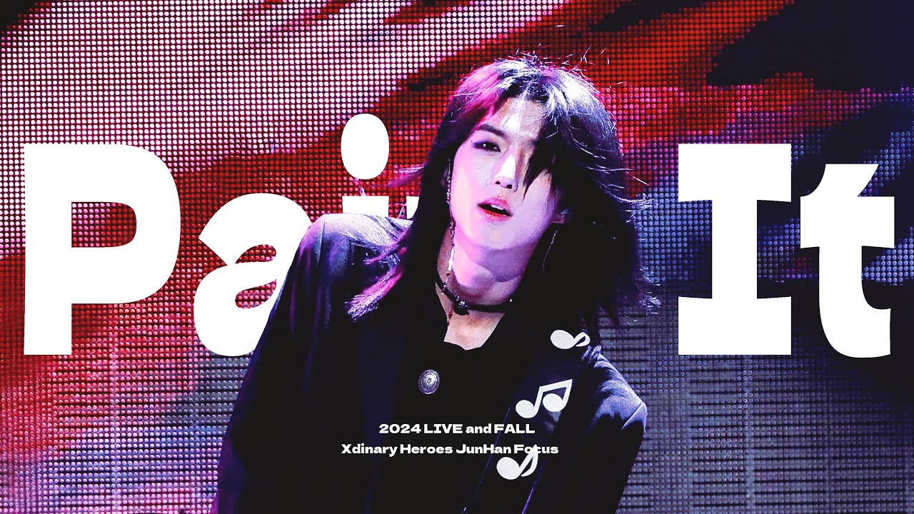 [4K]241116-17 LIVE and FALL | Xdinary Heroes - Paint It JunHan Focus | 준한 직캠
