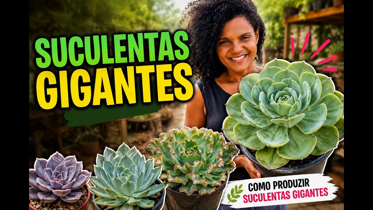 COMPRE SUCULENTAS GIGANTES POR SÓ R$25 - COMO PRODUZIR SUCULENTAS GIGANTES