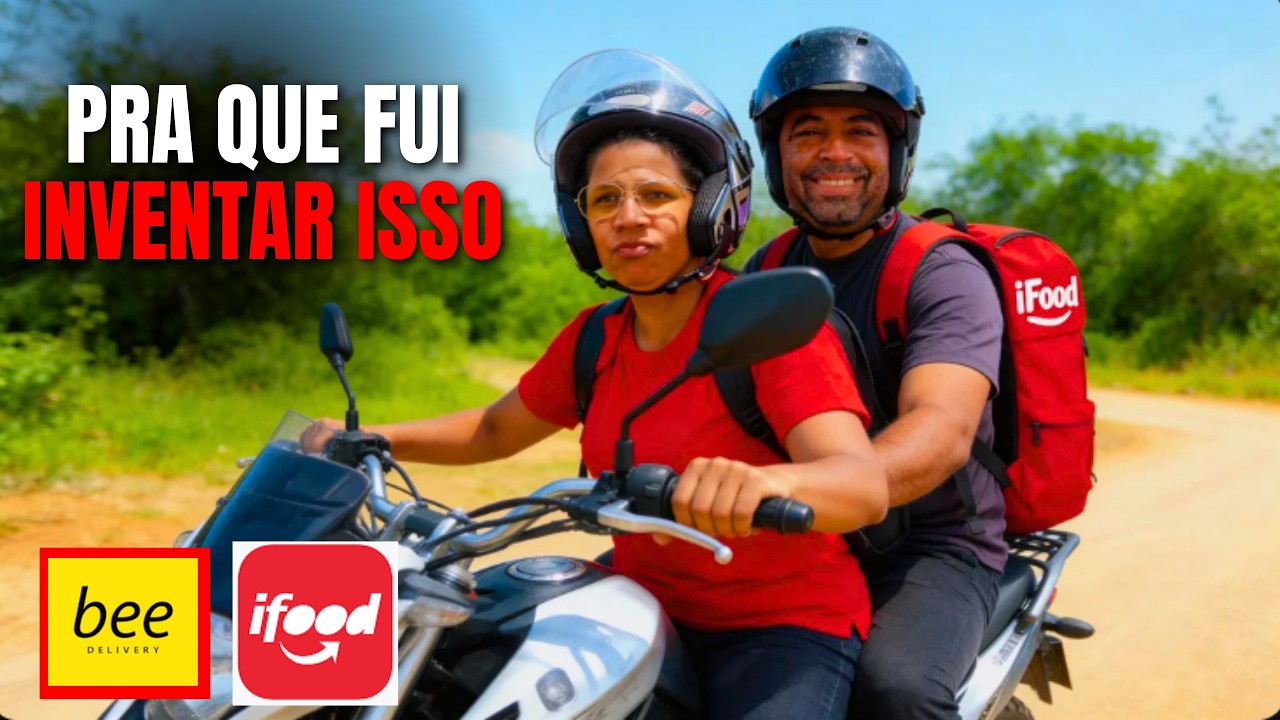 Tentei fazer entrega de moto no Ifood pela primeira vez- ME ARREPENDI! 😭