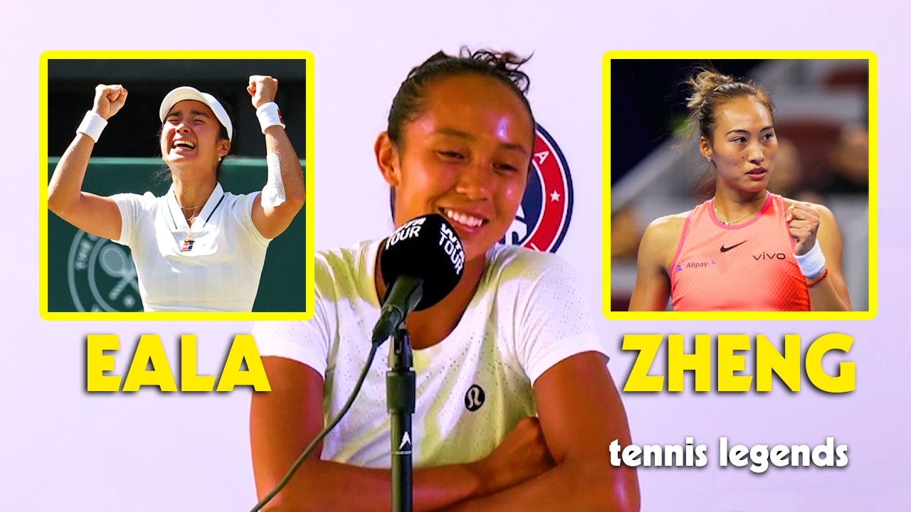 Leylah Fernandez REACTS on Eala vs Zheng CLASH in 1st Round
