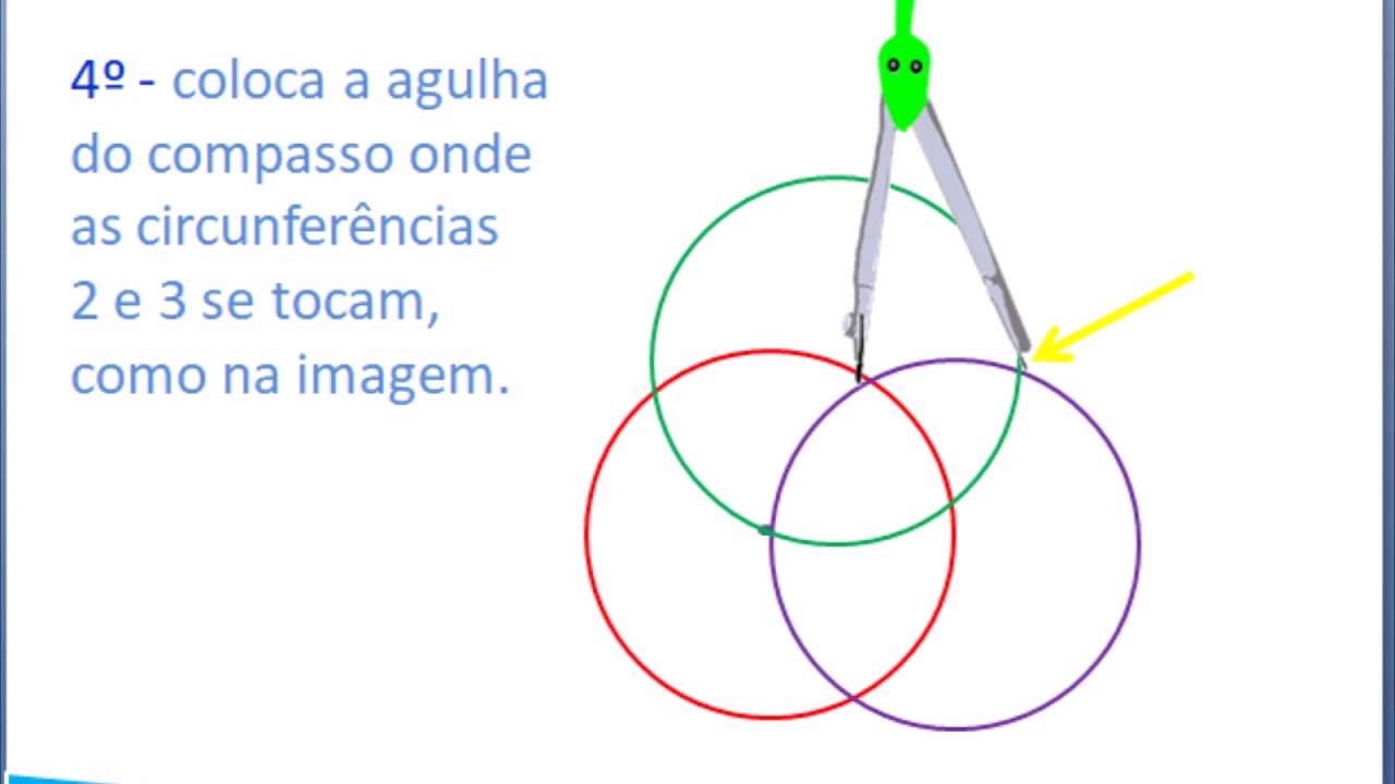 desenhar rosáceas com compasso