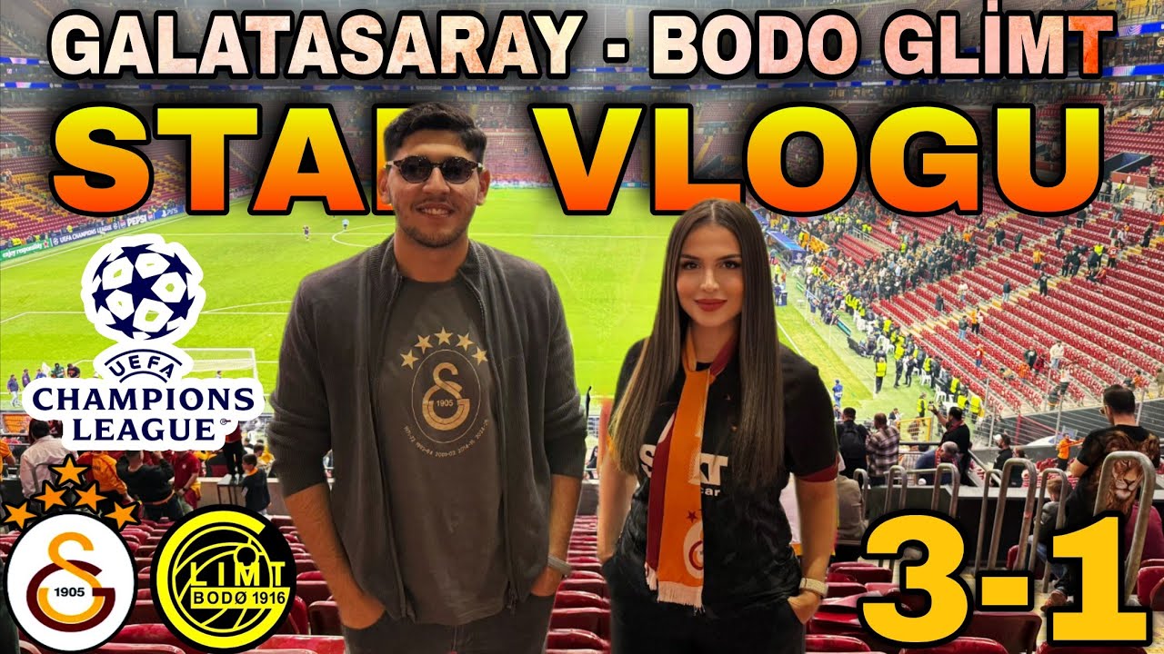 GALATASARAY 3-1 BODO GLİMT STAD VLOGU / OSİMHEM ŞOV / ŞAMPİYONLAR LİGİ #Futbol #Galatasaray 