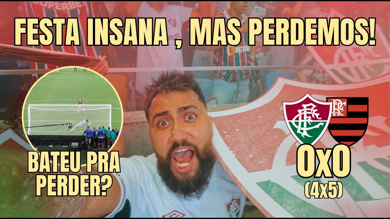 FESTA INSANA DA TORCIDA DO FLUMINENSE NO MARACANÃ… e o título escapou nos pênaltis! 😭