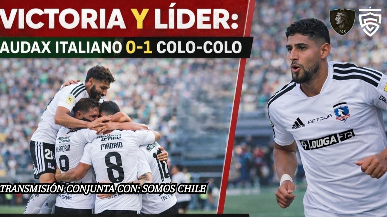 ¡COLO COLO GANA EN LA FLORIDA Y TOMA EL LIDERATO DEL CAMPEONATO!