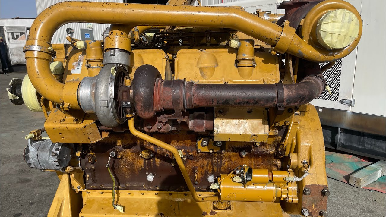 Caterpillar 3412 full overhaul part - 2 #mechanic #ganaretor