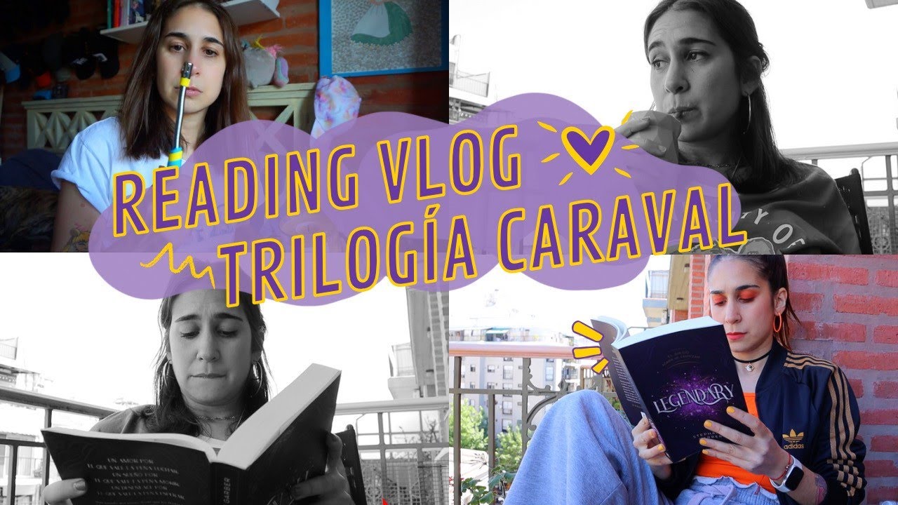 READING VLOG 📚 Leo la trilogía CARAVAL completa 🤡