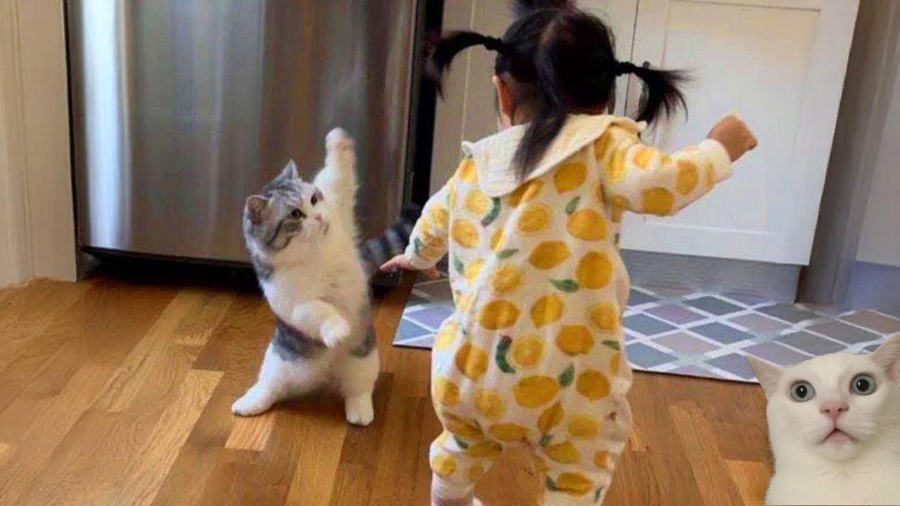 When Your Kids Are Raised by a Cat 😂🐱👶 | Funny Baby & Cat Moments