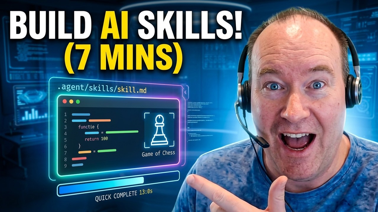 Your First AI Agent Skill in 7 Minutes | Antigravity