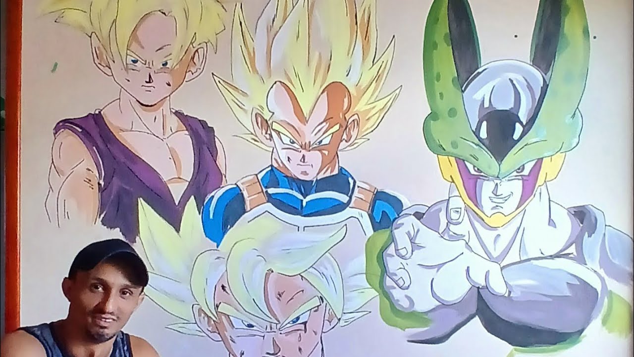 pintura dragon ball