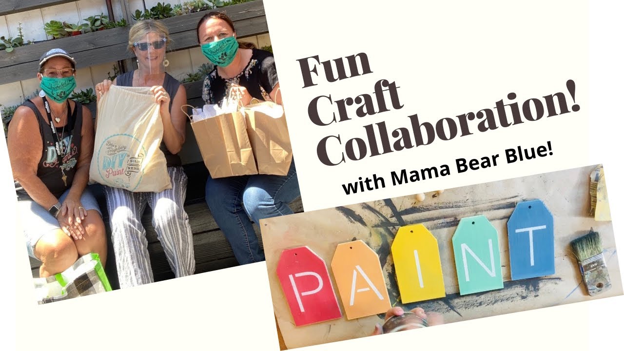 DIY crafts with DIY paint, JRV stencils & decoupage!
