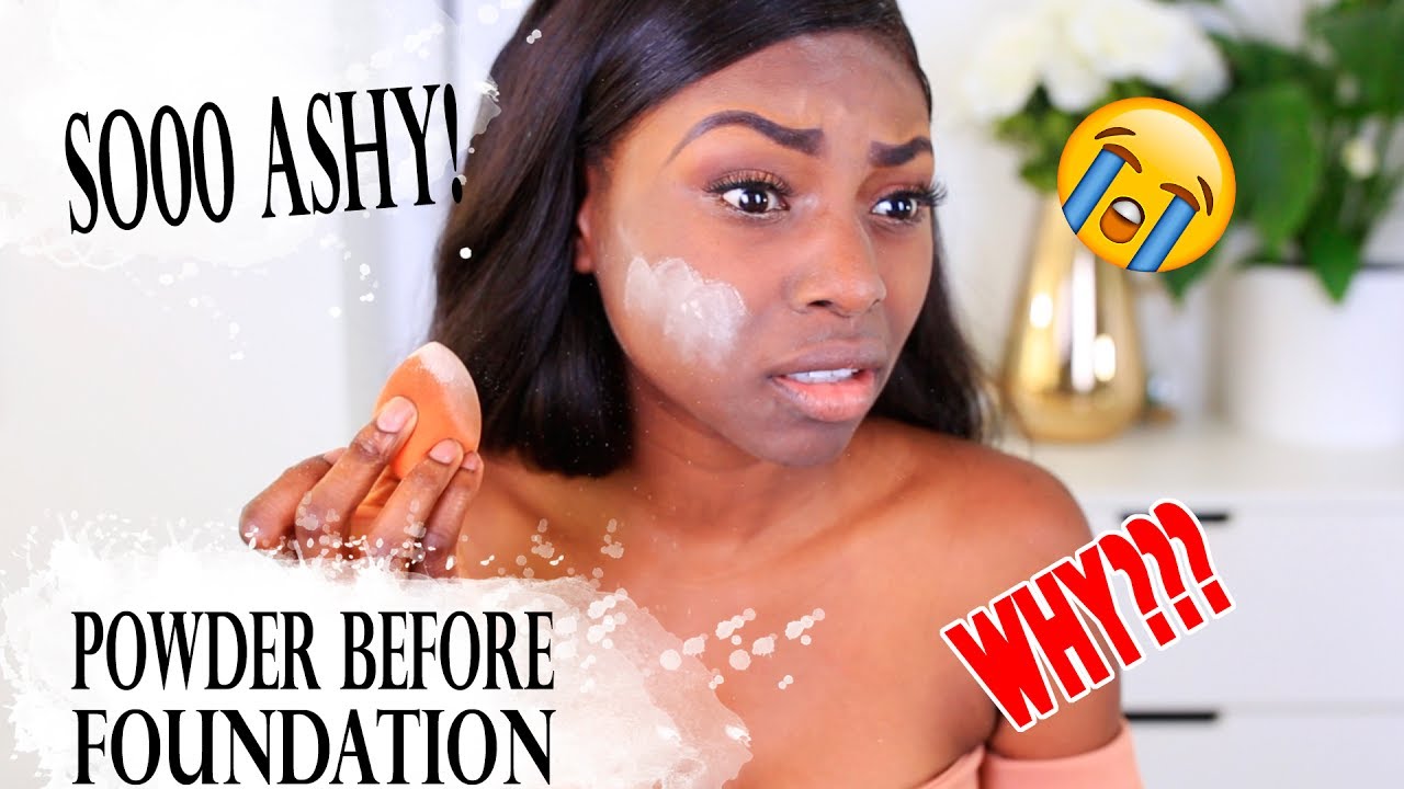 DOES THIS ACTUALLY WORK, YOU WONT EVEN WANT TO WATCH THE RESULTS! POWDER BEFORE FOUNDATION ad