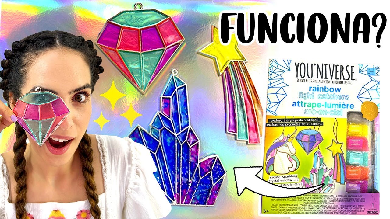 TESTANDO UM KIT DE FAZER CRISTAL! Será que funciona? | Paula Stephania