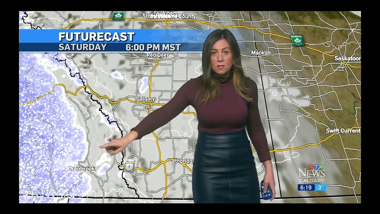 Danielle Savoni - CTV News Calgary - Friday, December 8, 2023. #weather  #weatherforecast #calgary