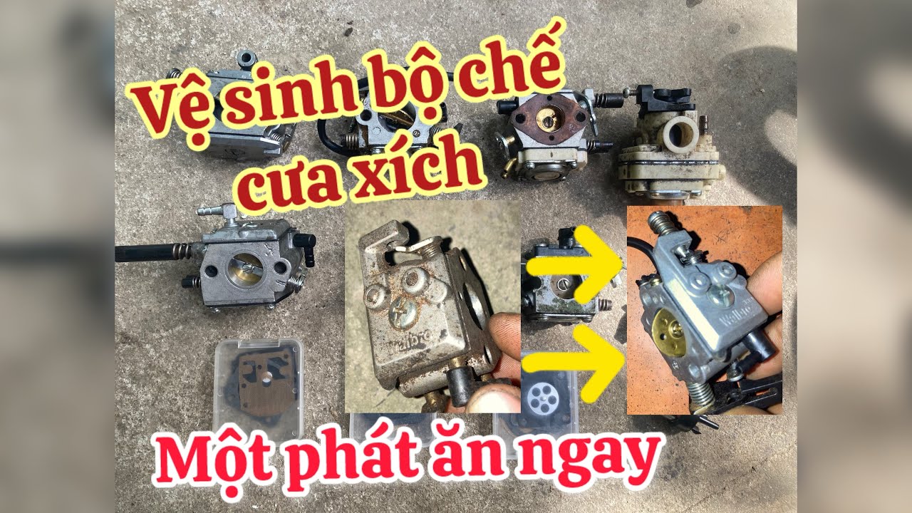 Góc chia sẻ | Vệ sinh bộ chế hoà khí cưa xích và một số lưu ý