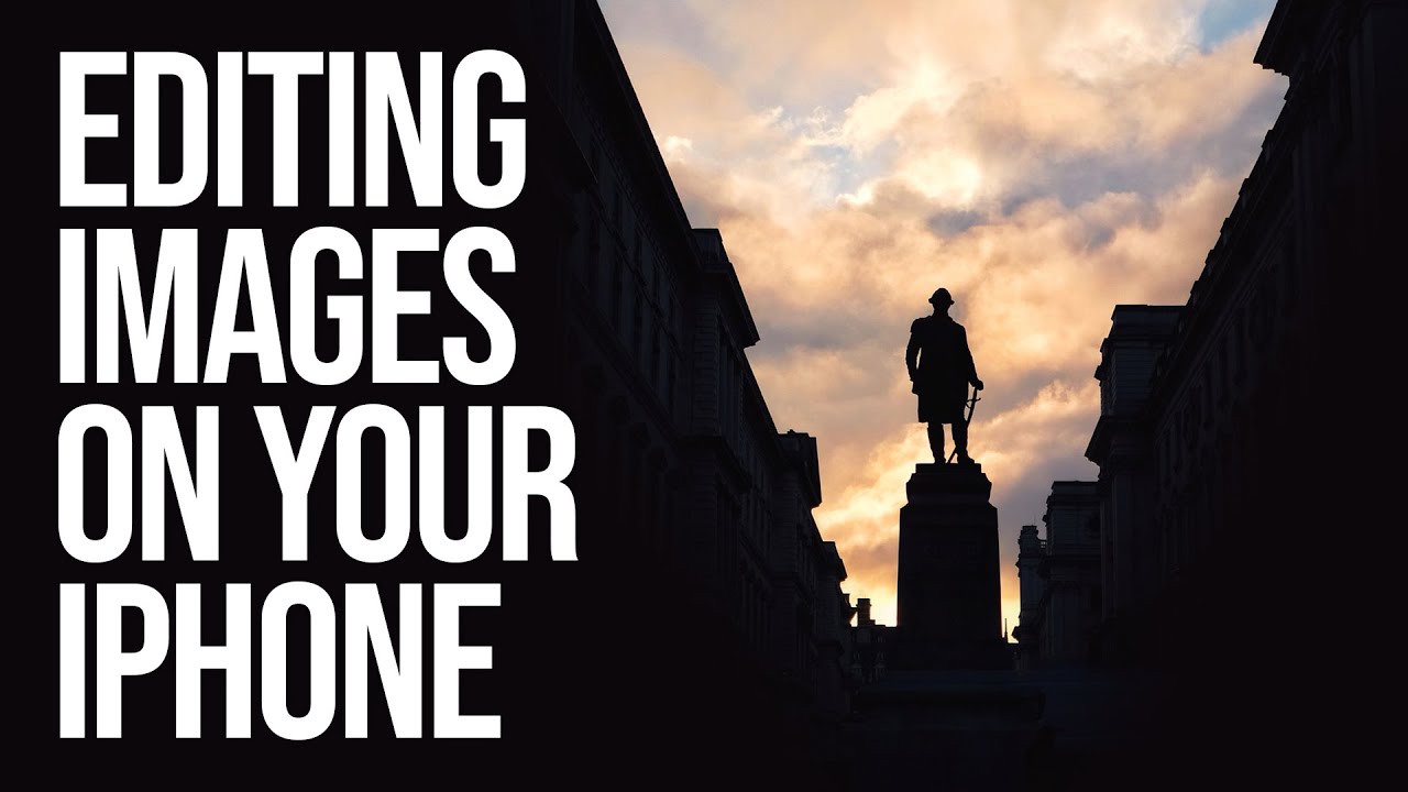 How to edit photos on the iPhone: Sunset