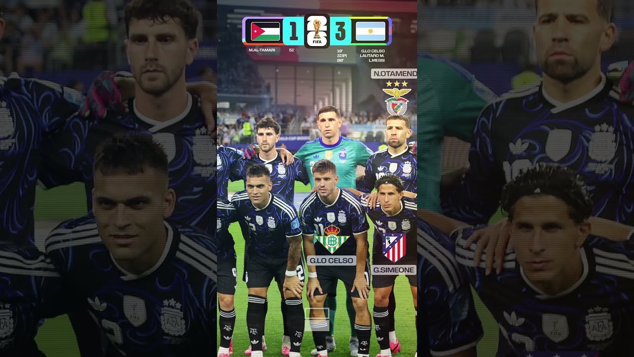 🇦🇷ARGENTINA Starting XI | v Jordan | FIFA World Cup 2026 Group Stage