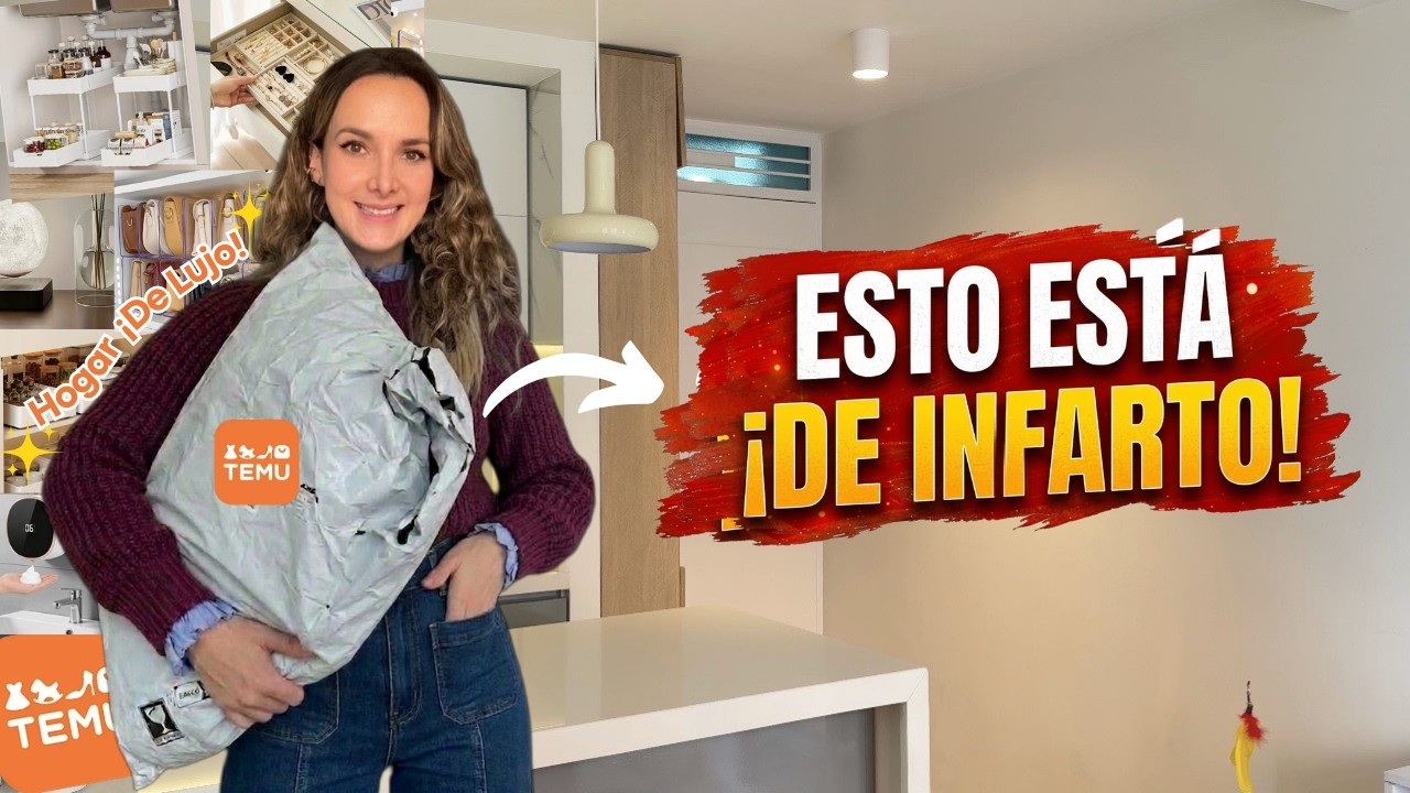 ✅ 12 COSAS de Temu que Acabaron el DESORDEN en casa y me Facilitan la LIMPIEZA ¡Casa de Lujo!