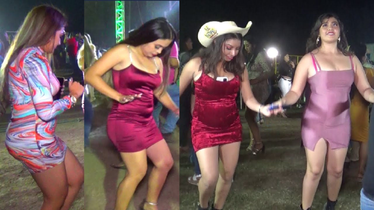 La chava de ROJO como se mueve !! ,ayayaayy CHAPARITA que chulo bailas ! | Ajuchitlan del Progreso