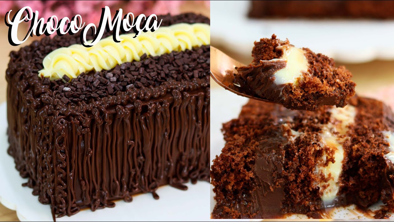 BOLO DE CONFEITARIA FAMOSA- BOLO CHOCOMOÇA- MASSA ULTRA MACIA- FAÇA E VENDA-DIKA DA NAKA