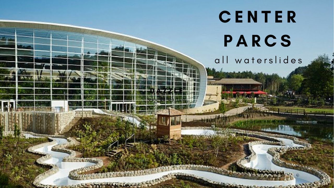 All waterslides at center parcs woburn forest onride POV