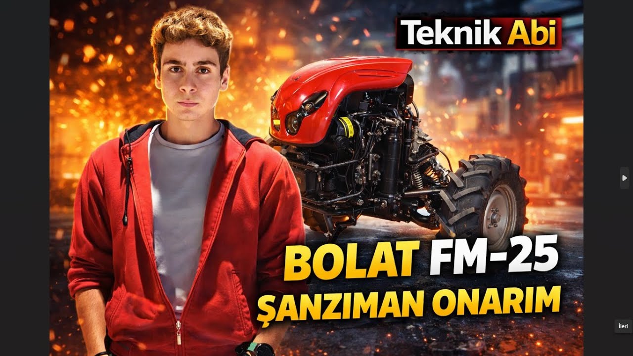 BOLAT FM-25 Şanzıman Onarım (DETAYLI)