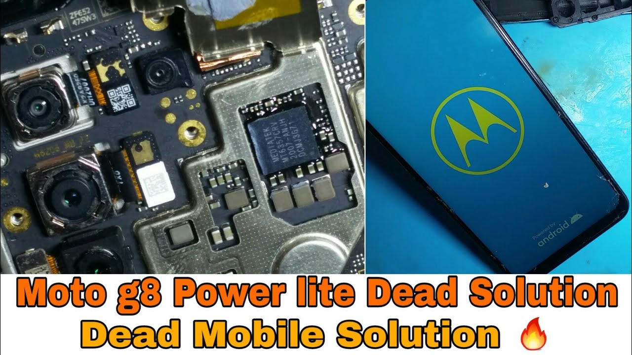 Moto G8 Power lite Dead Solution | Moto Not Tumko On Fix🔥
