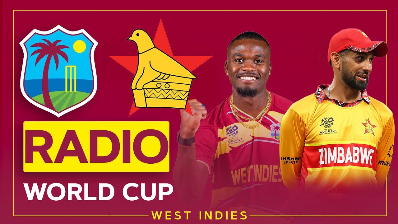🔴 RADIO | West Indies v Zimbabwe | T20 World Cup