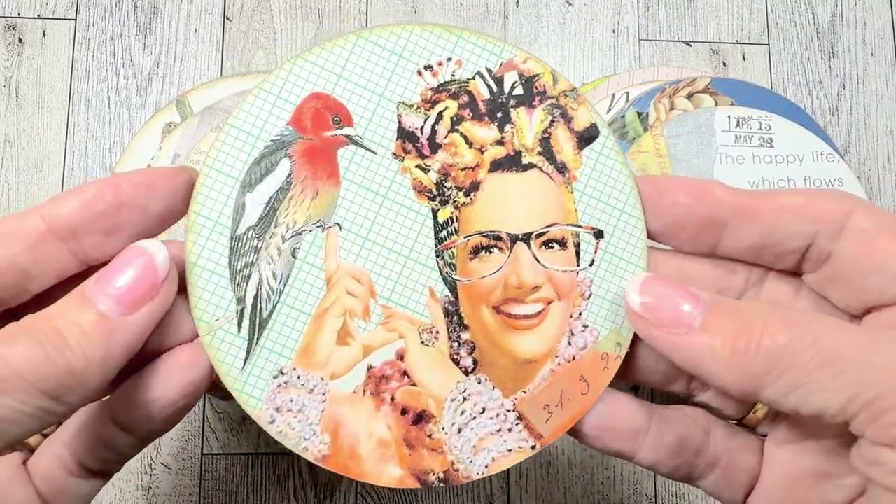 Flip Through #2025cwp. Margarete Miller’s weekly collage challenge 