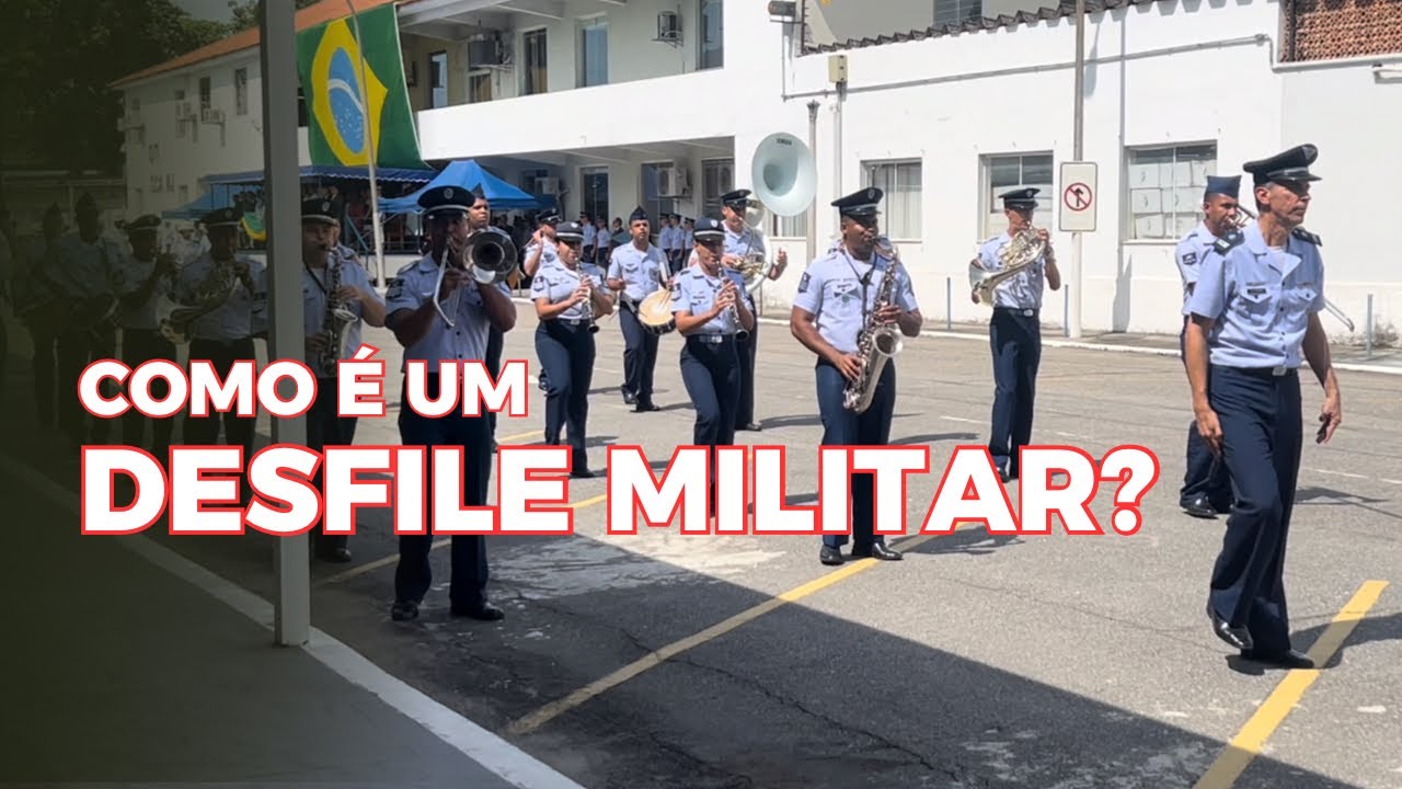 DESFILE MILITAR - Assista a um Desfile Militar Completo