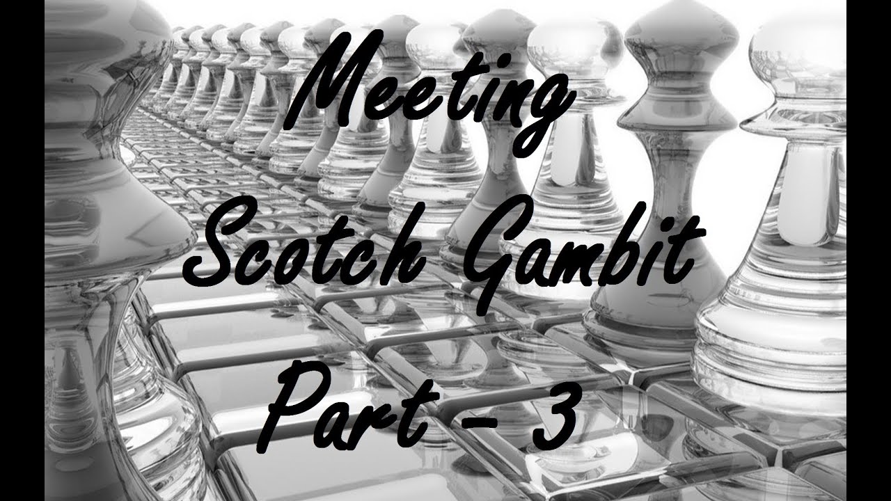 Chess Opening for Black (Scotch Gambit - 3)