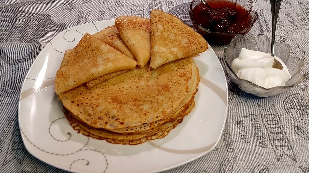 Рецепт блинов! Получатся у всех!