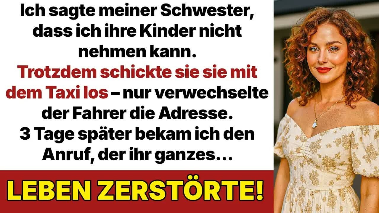 Ich sagte Nein zum Babysitten, doch sie schickte die Kinder trotzdem mit dem Taxi zu mir!