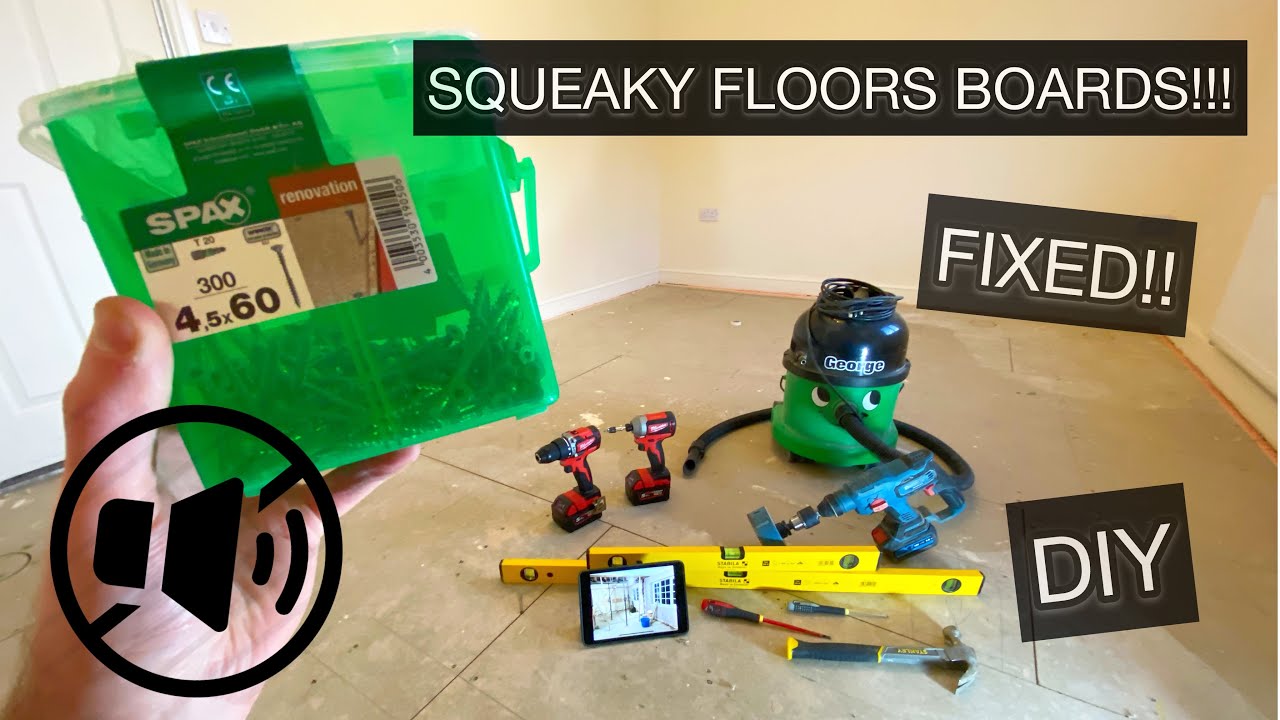 Project Nursery: Fixing Squeaky Floor Boards