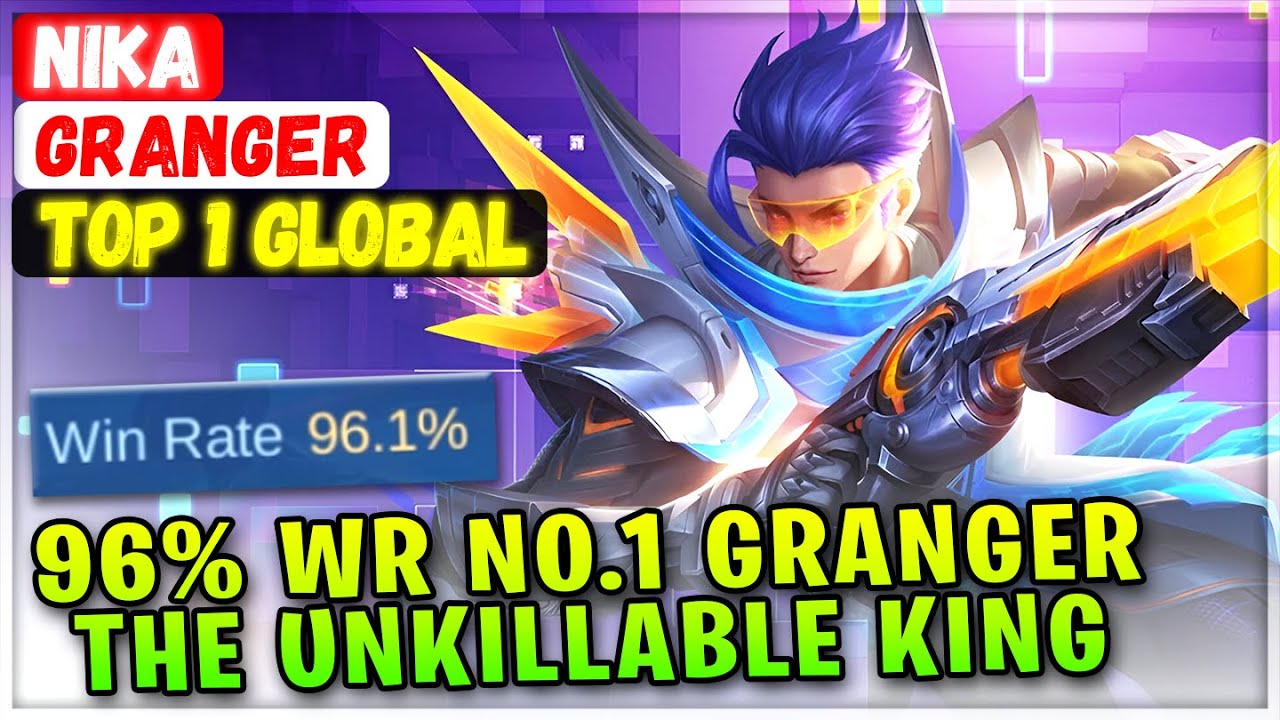 96% Win Rate No.1 Granger, Nika Unkillable King [ Top 1 Global Granger ] GOLDLANE VIRAL - MLBB Build