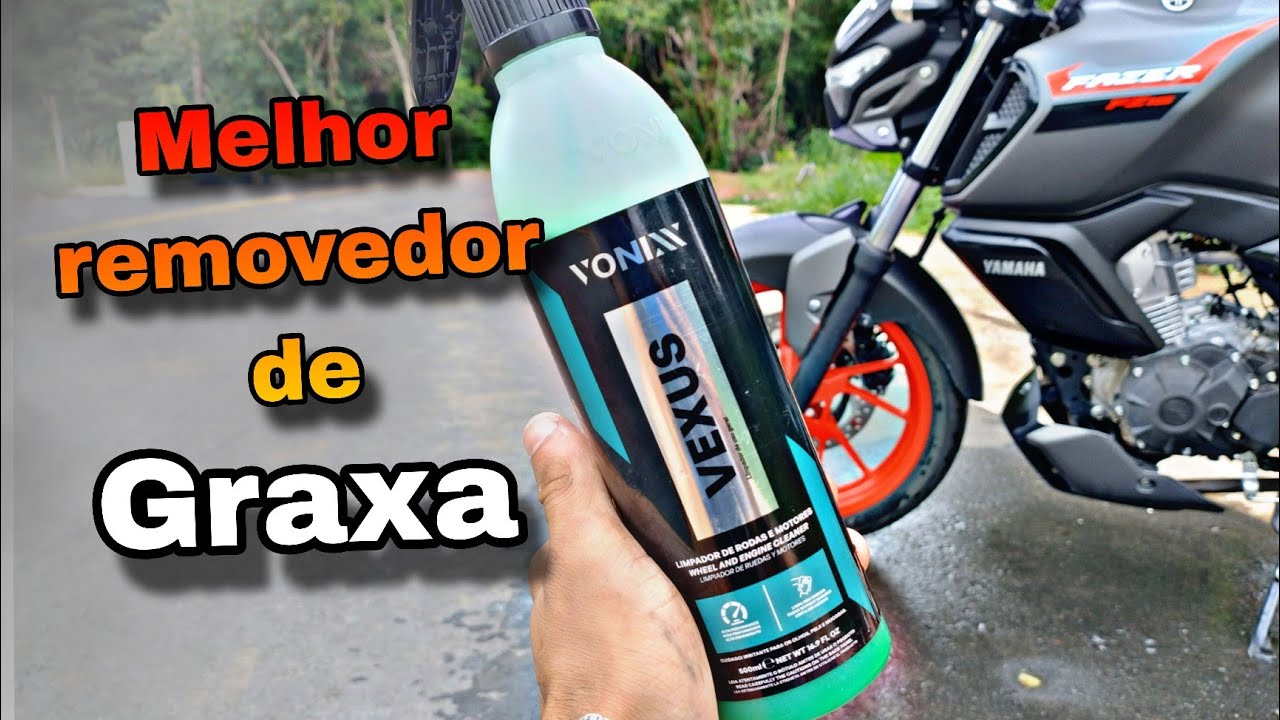 O melhor Produto para lavar rodas e sujeira de graxa #motos 