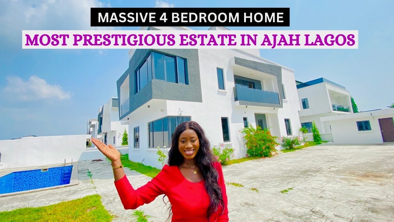 Massive ₦450M ($299K) 4 Bedroom Home | Most Luxurious Estate in Ajah Lekki Lagos