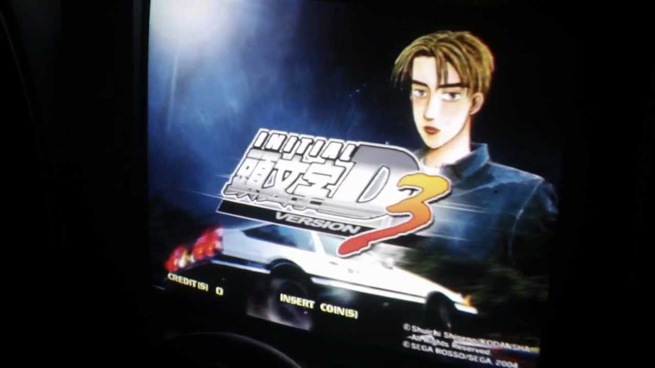 Sega Initial D Version 3 Attract Mode
