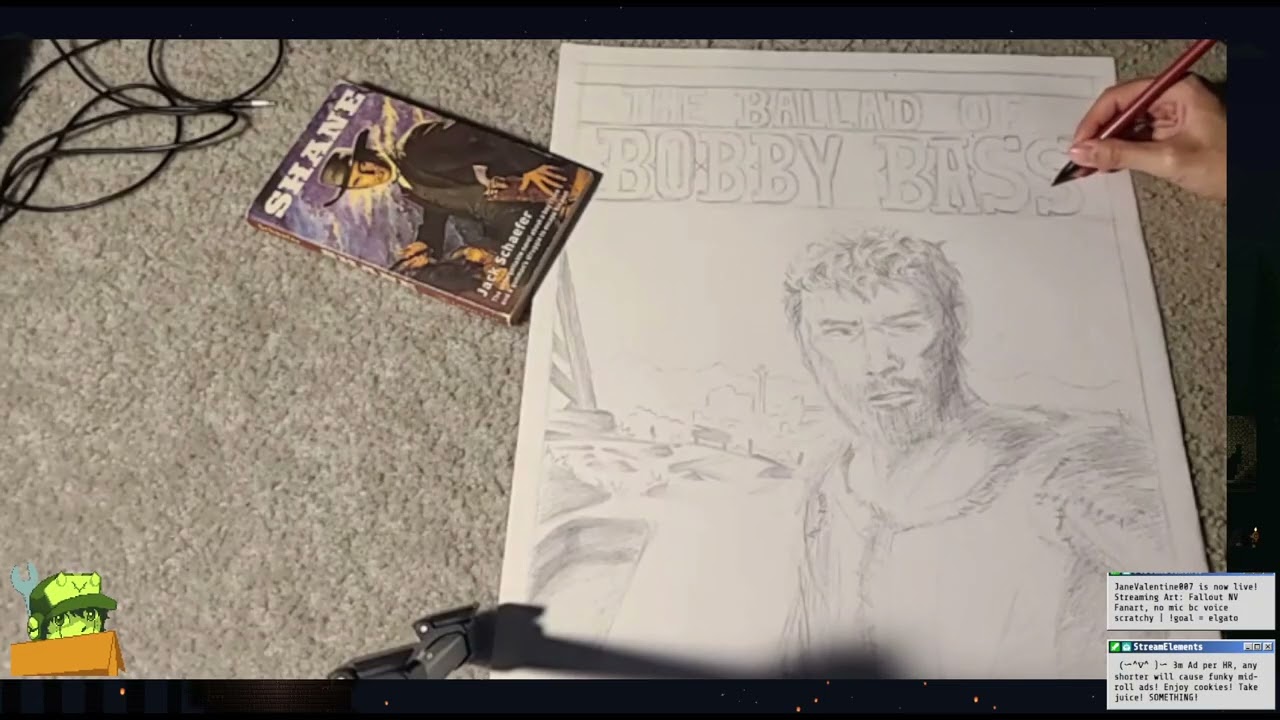 FNV: WIP Ballad of Bobby Bass Fanart Poster