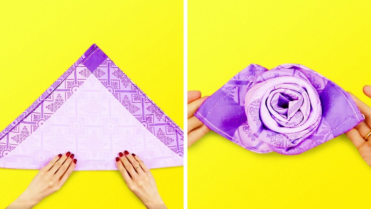 15 EASY NAPKIN FOLDS THAT WILL TRANSFORM YOUR DINING TABLE