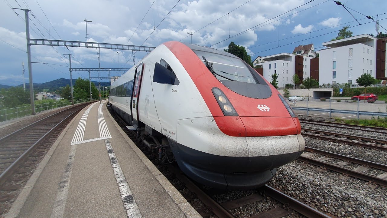 SBB RABDe 500 ICN abfahrt in Uzwil