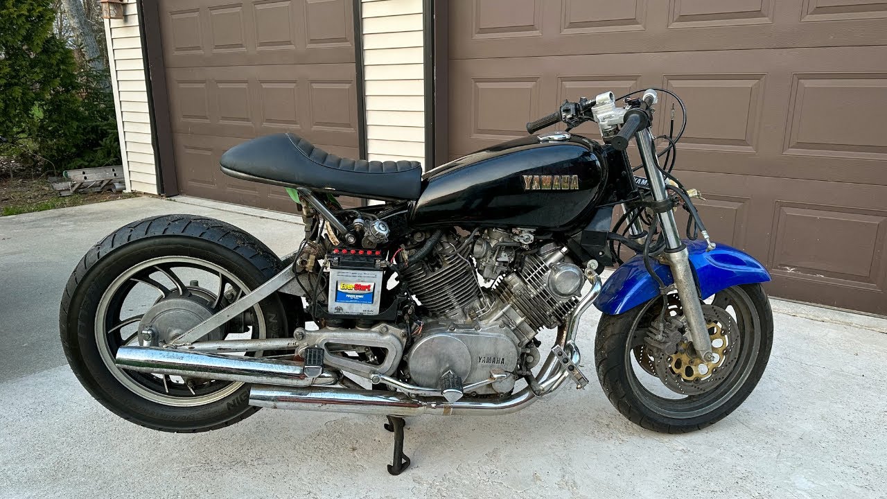 Yamaha Virago Front End And Cafe Racer Sub Frame Mounting! | Ep2 Virago Cafe Project