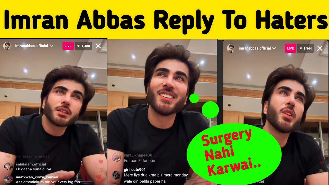 Imran Abbas Live On Instagram Reply To Haters - Imran Abbas New Drama Update - Imran Abbas Dramas