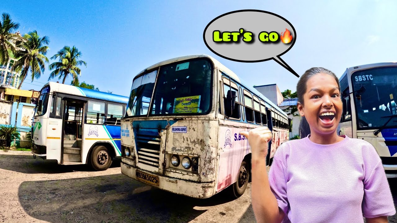 Bus Journey Kolkata to Digha🔥| Kolkata to Digha local SBSTC bus vlog❤️|