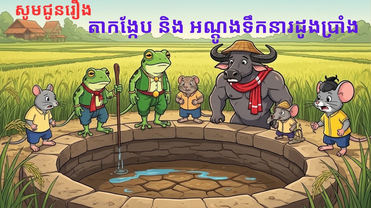 រឿង តាកង្កែប និង​អណ្ដូងទឹកនា​រដូវប្រាំង