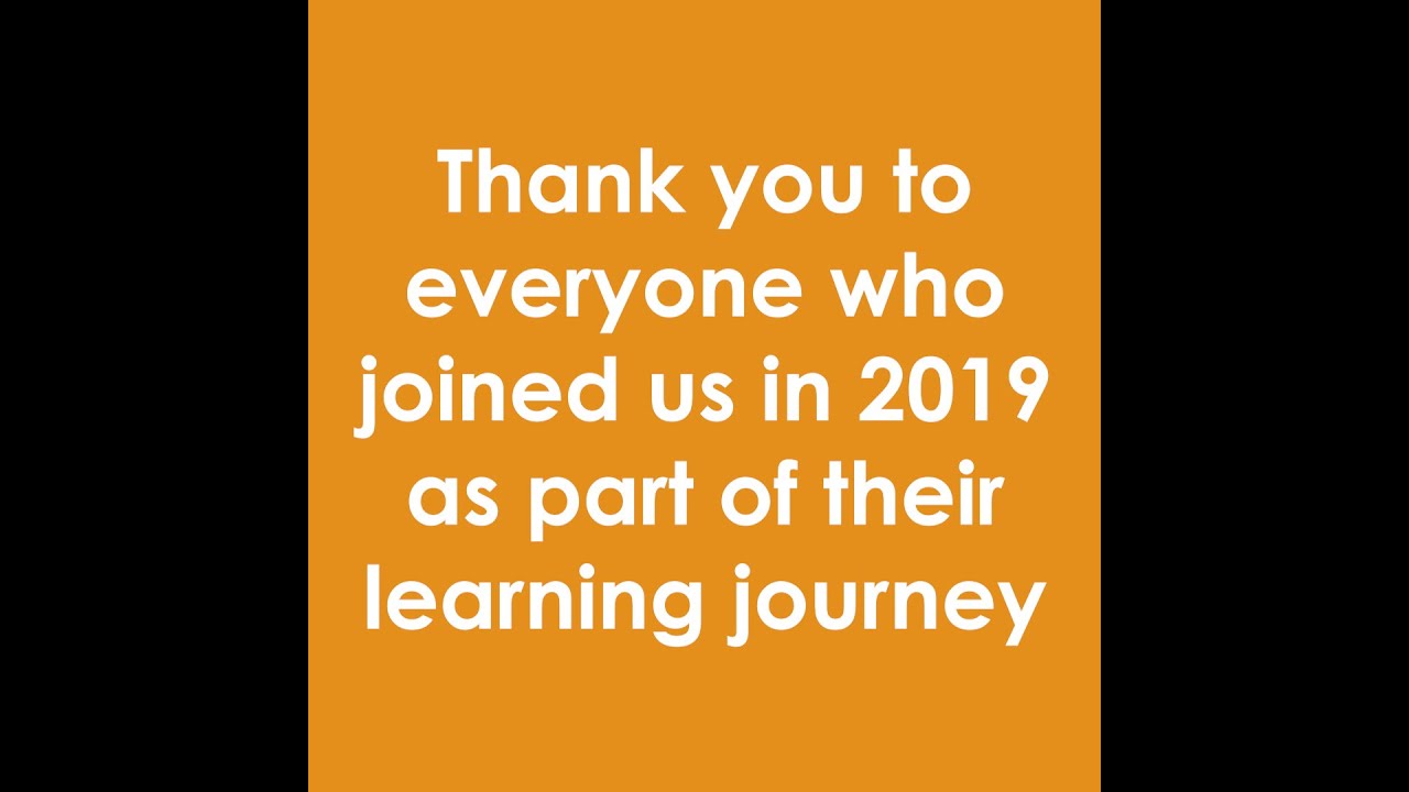 Yearly Round-Up 2019 - Learning Journey