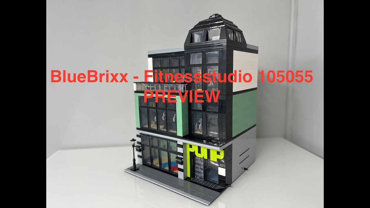 Ben's Lego ® / Klemmbausteine Welt ( World )Bluebrixx 105055 - Gym Fitnessstudio - Preview -Teil 42